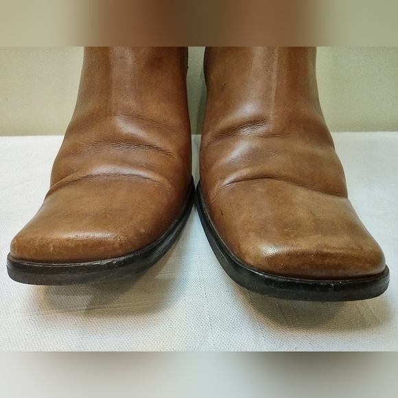 Vera Gomma Calderone Leather Boots Made in Italy Size 36 - Picture 4 of 12